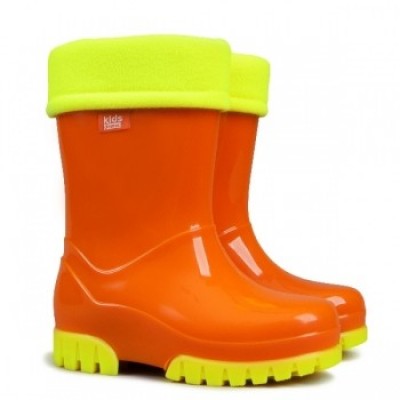 Детские резиновые сапоги demar TWISTER LUX FLUO c ( оранжевый )